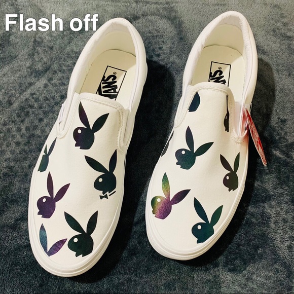 Custom rainbow reflective vans - Picture 4 of 11